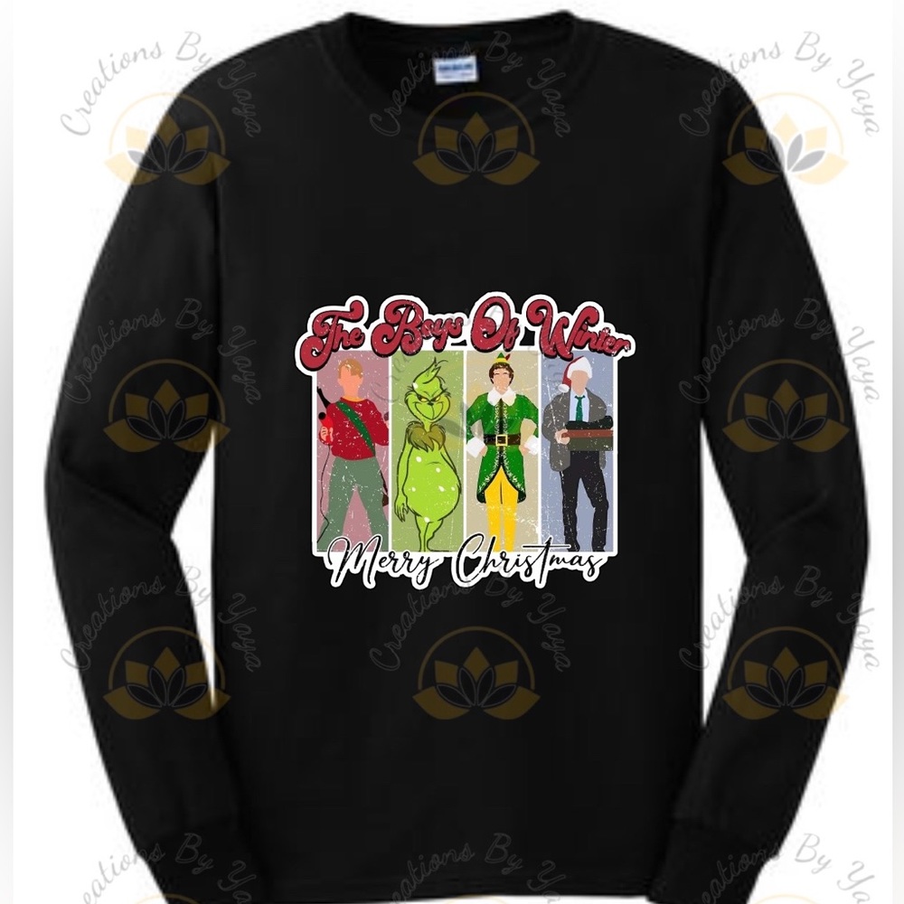 The Boys of Winter Christmas Long Sleeve
